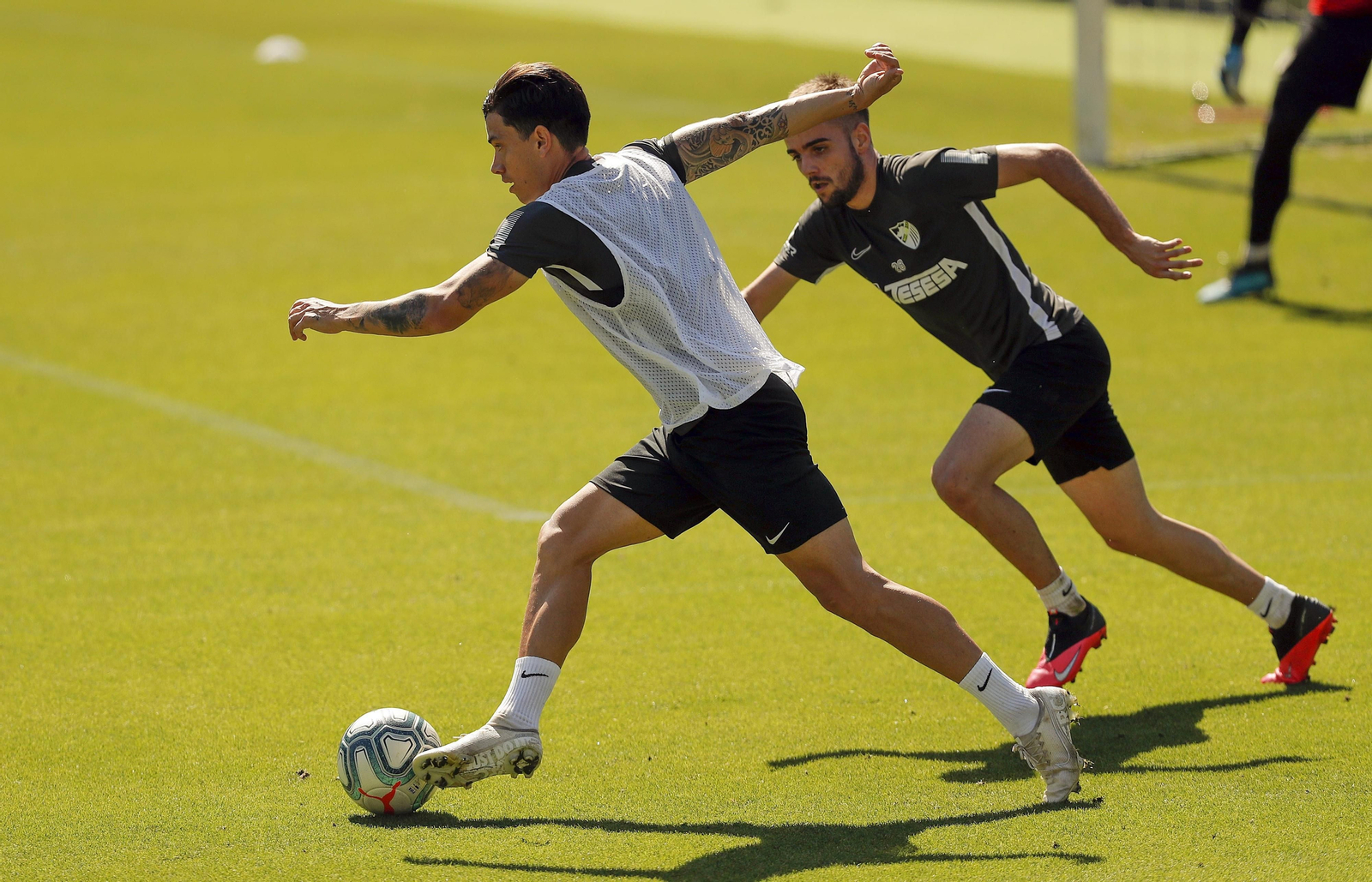 Las fotos del entrenamiento del Málaga