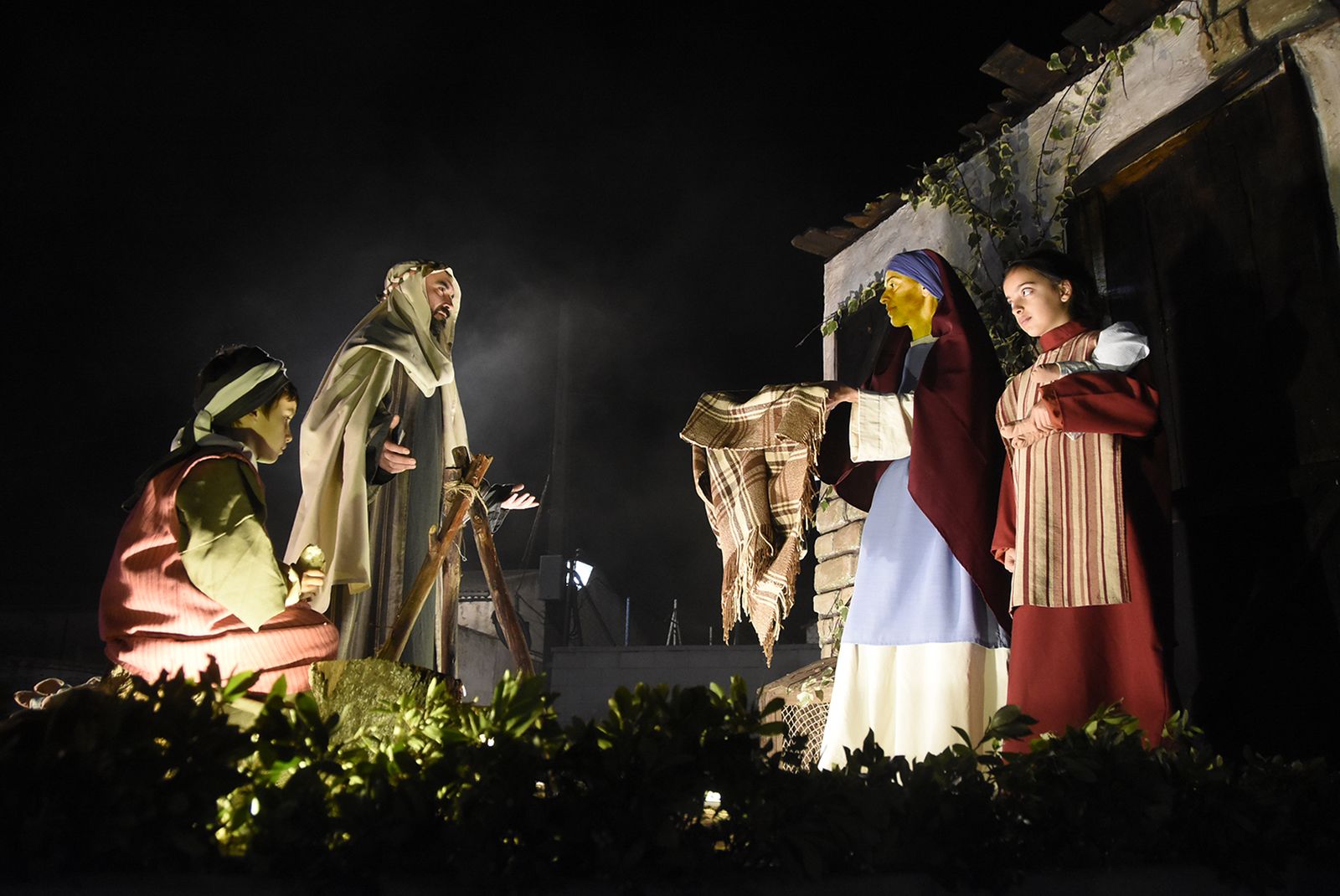 Cabalgata de Higuera de la Sierra antes de la pandemia, en 2020