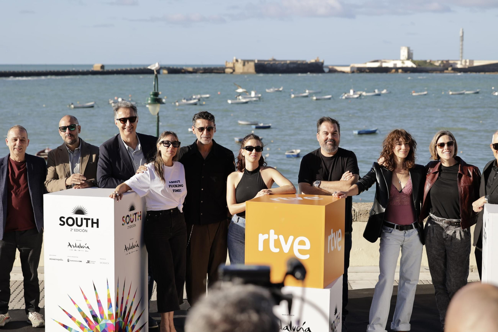 Las imágenes del photocall del sábado 26 del South Series Festival en La Caleta de Cádiz