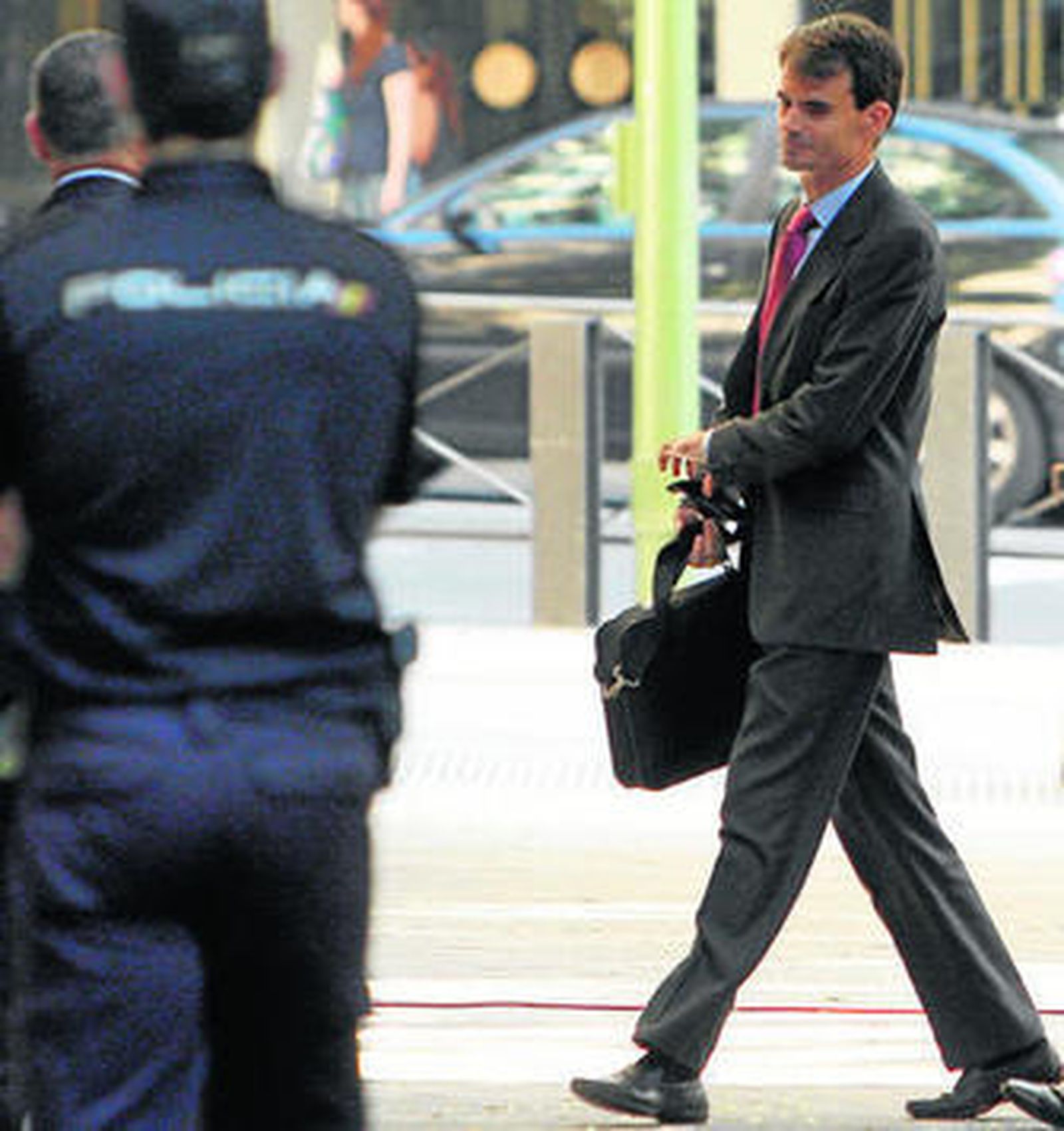 El juez Pablo Ruz, a su llegada a la Audiencia Nacional.