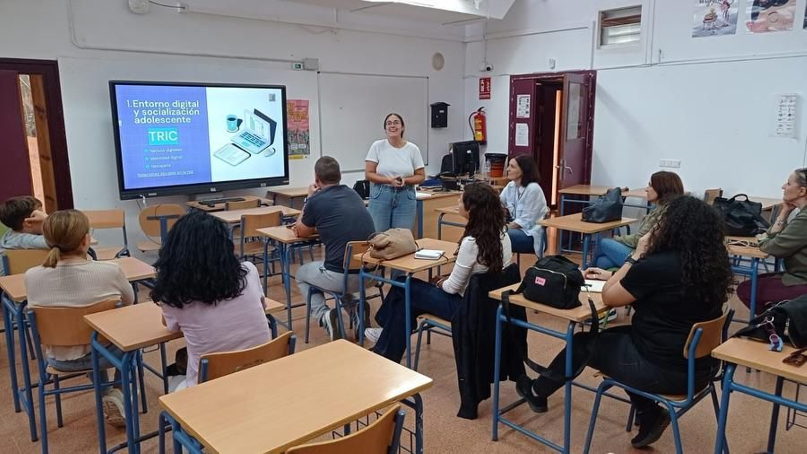 Momento de la jornada formativa.