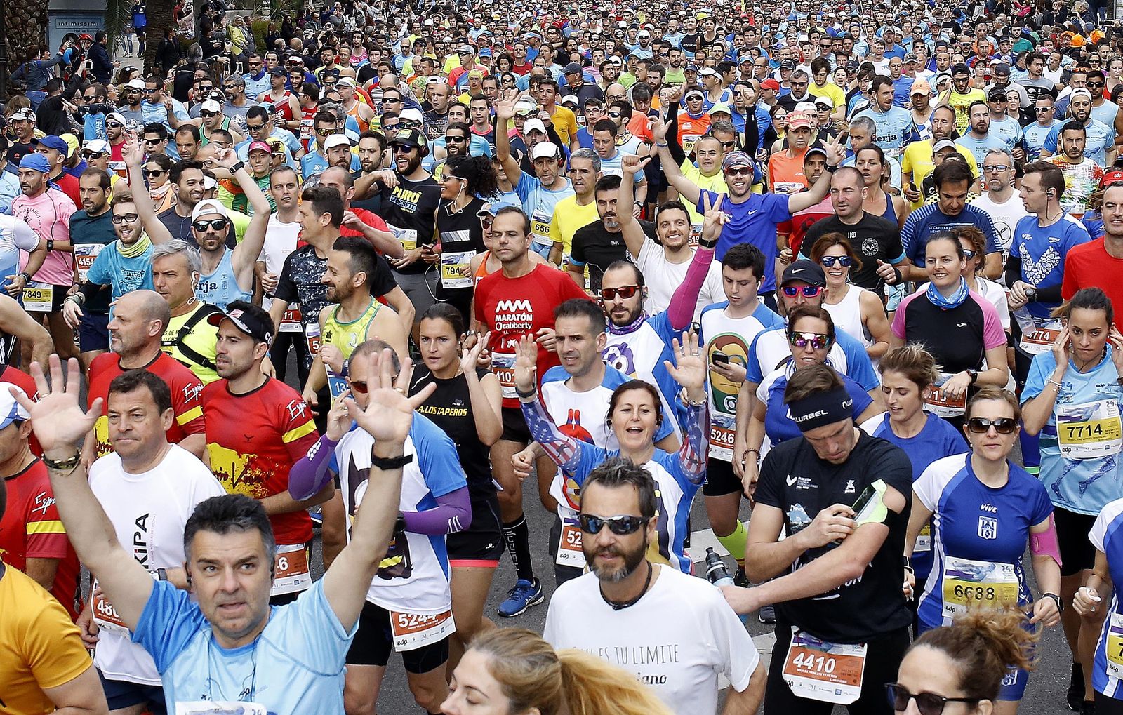Las imágenes de la 29ª edición de la Media Maratón de Málaga