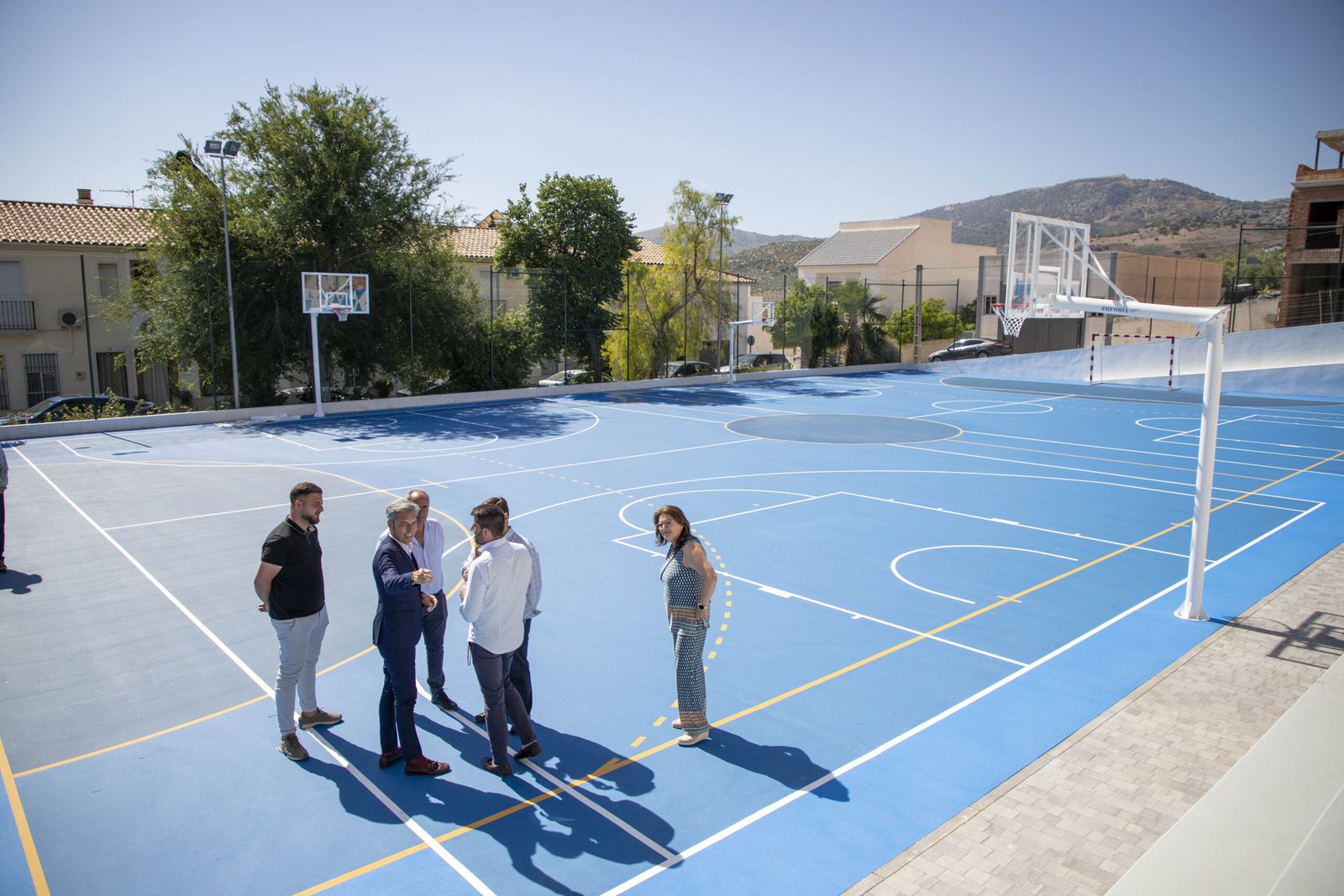 Nueva pista deportiva de Luque.