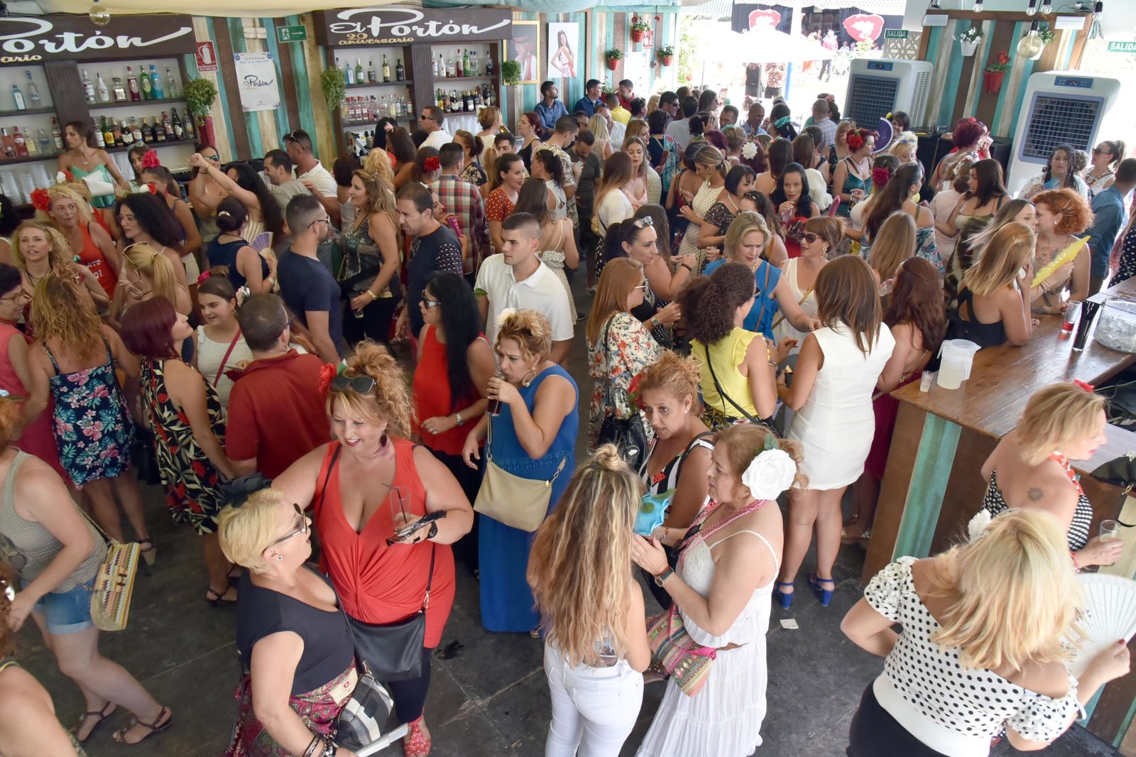 Las imágenes del Día de la Mujer en la Feria de La Línea