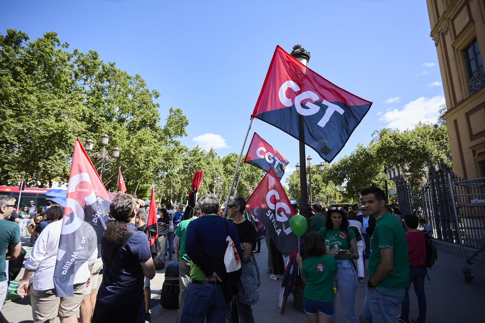 Las imágenes de la manifestación de docentes