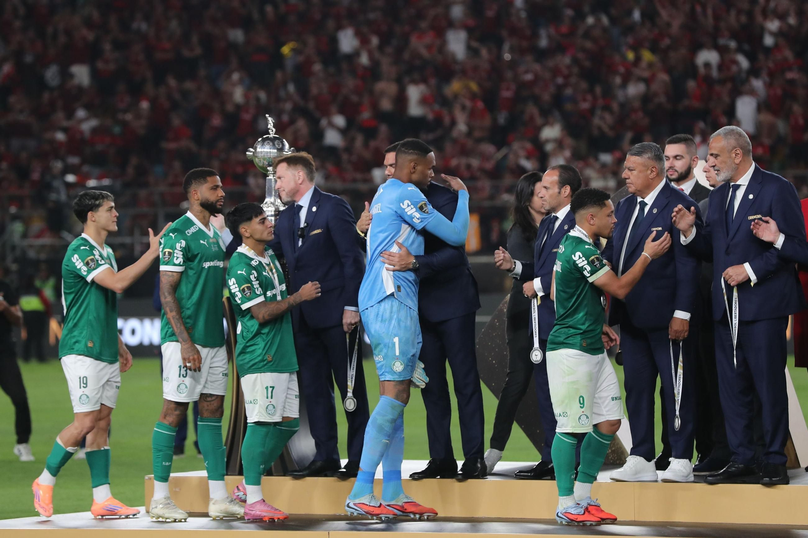Las fotos de la final de la Copa Libertadores con triunfo de Flamengo sobre Palmeiras