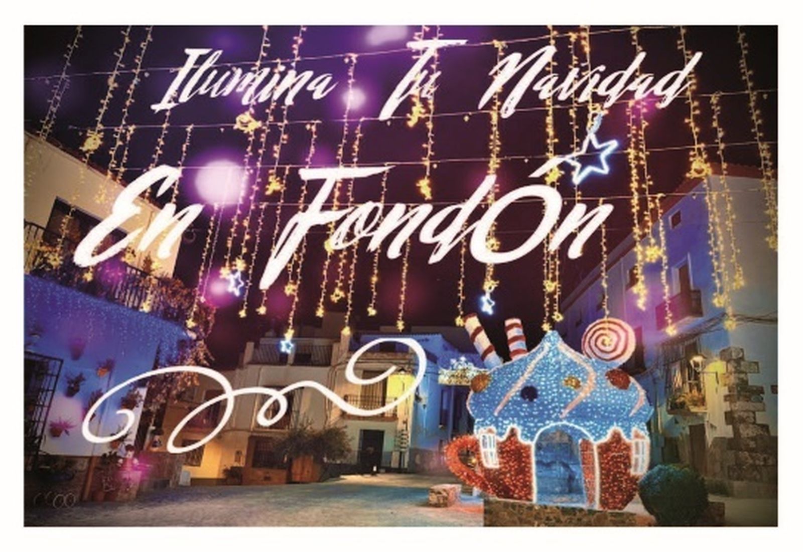 Postal prefranqueada de Fondón.