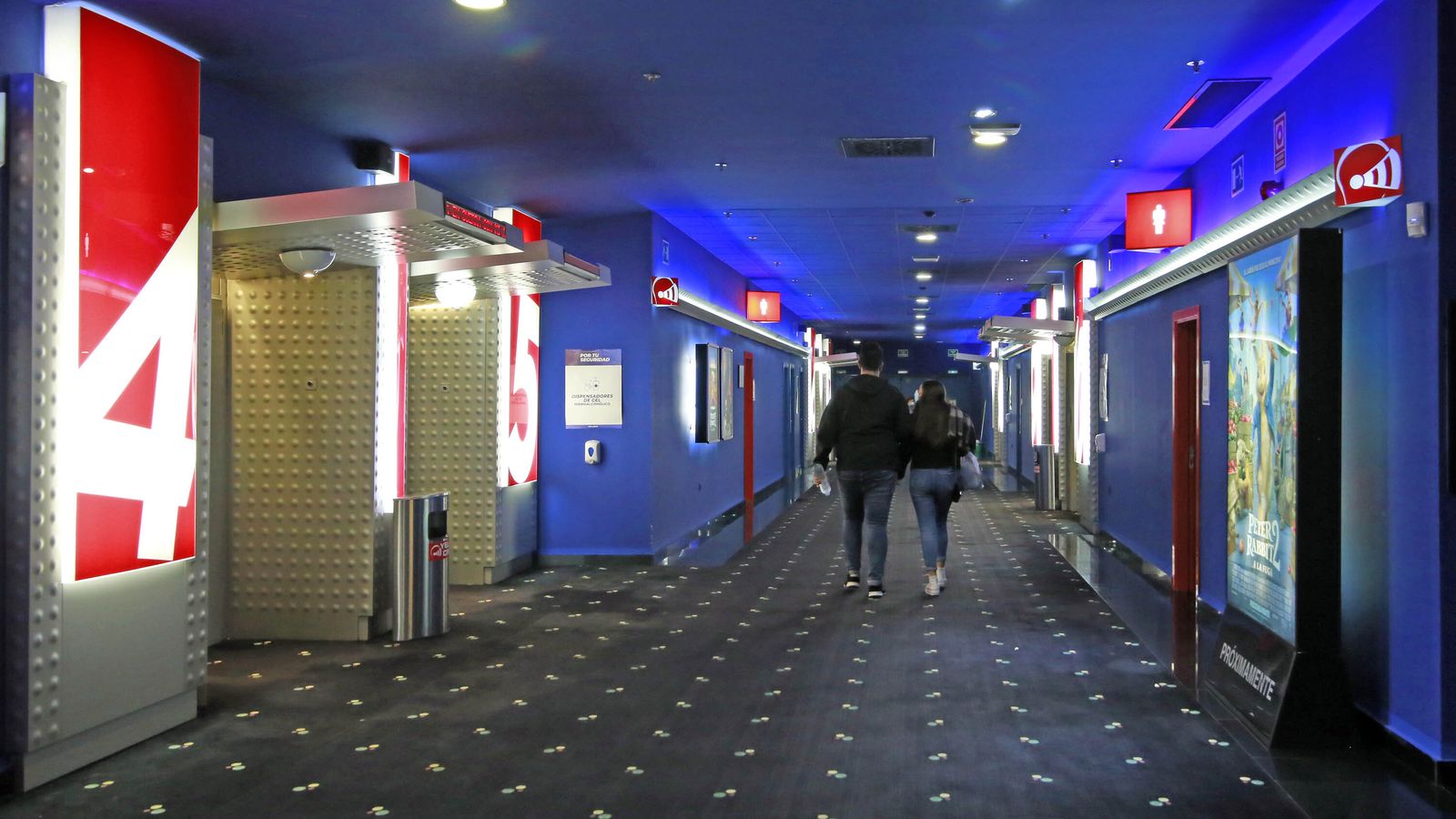 Una tarde con pocos espectadores