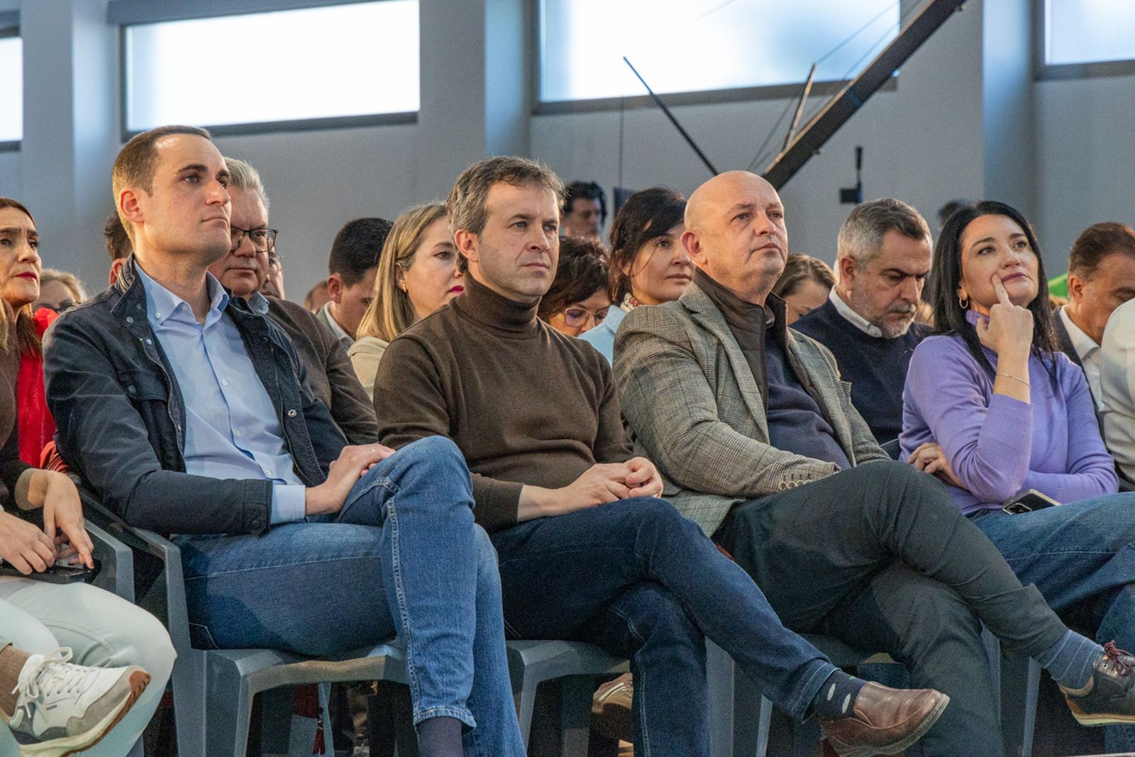 Acto en defensa de los servicios públicos para celebrar el 28F en Jaén