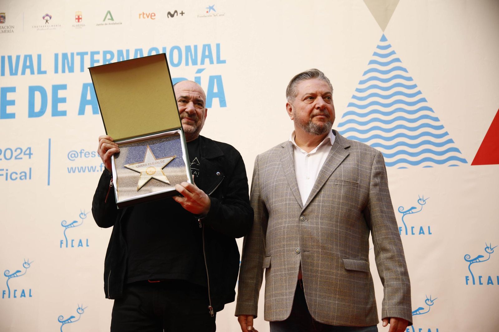 Karra Elejalde premio 'Almería, tierra de cine', en imágenes