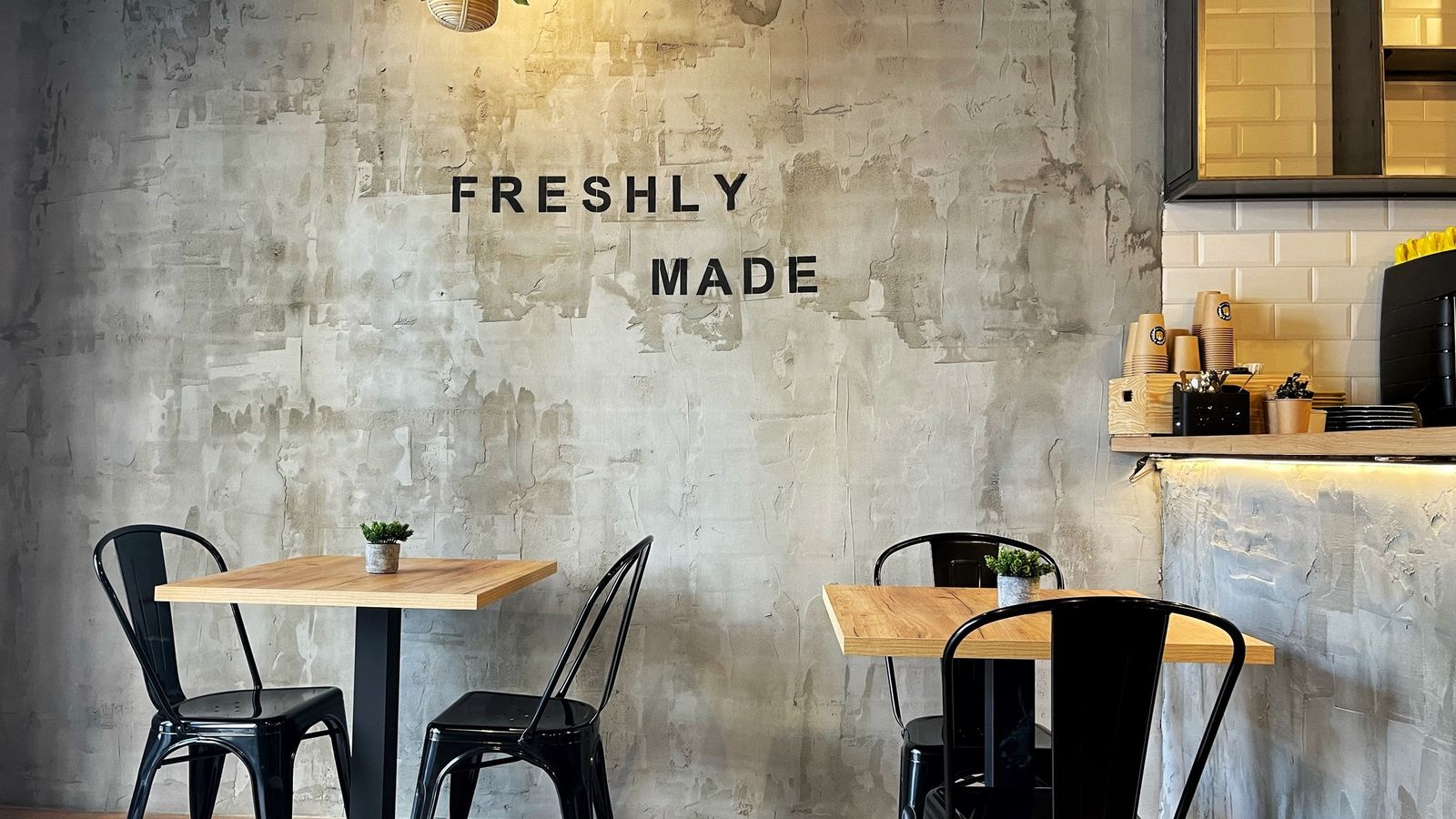 Al margen de pancakes,  gofres y bagels, en The Golden Stack sirven deliciosos smoothies y cafés helados