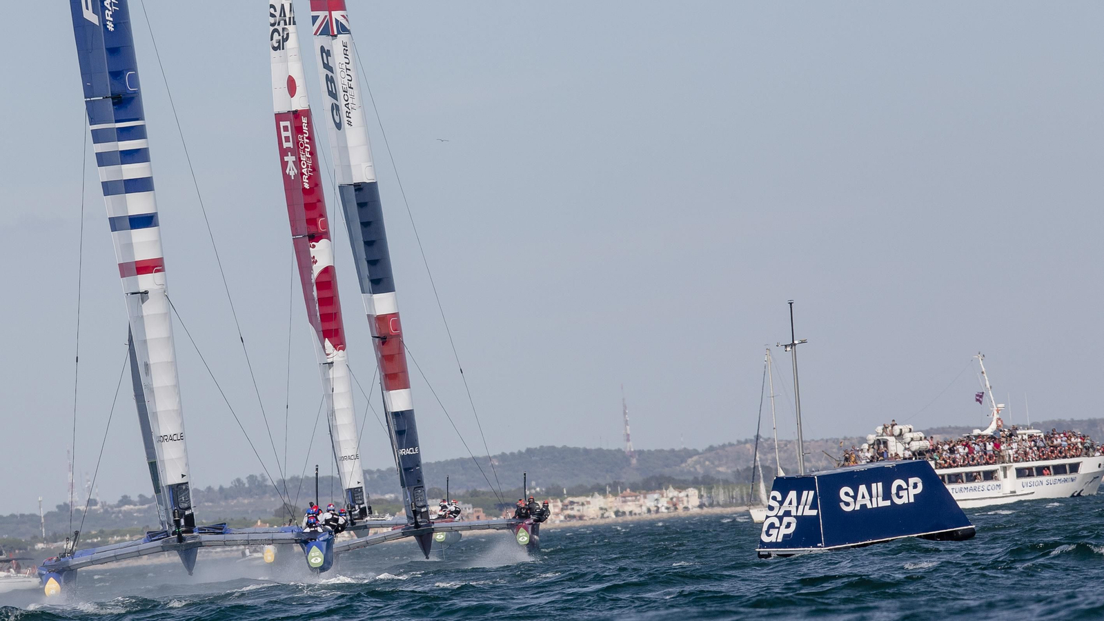 Las imágenes de la final de la SailGP en Cádiz