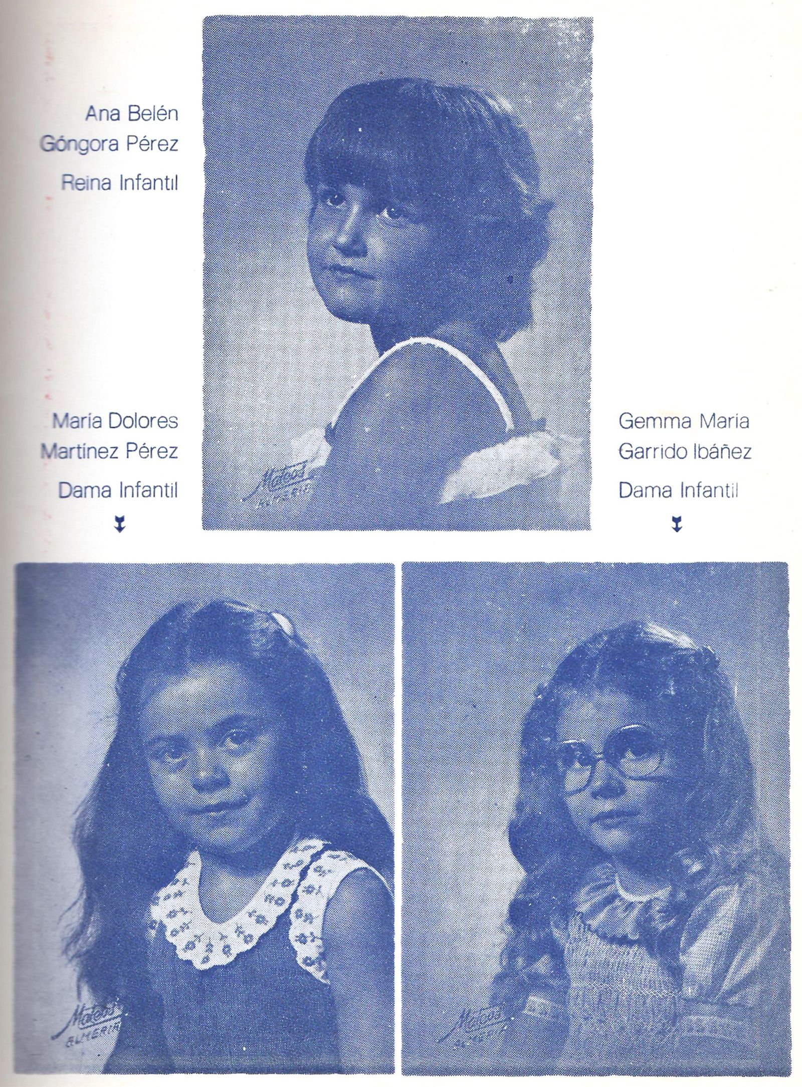 Reina infantil Níjar 1982
