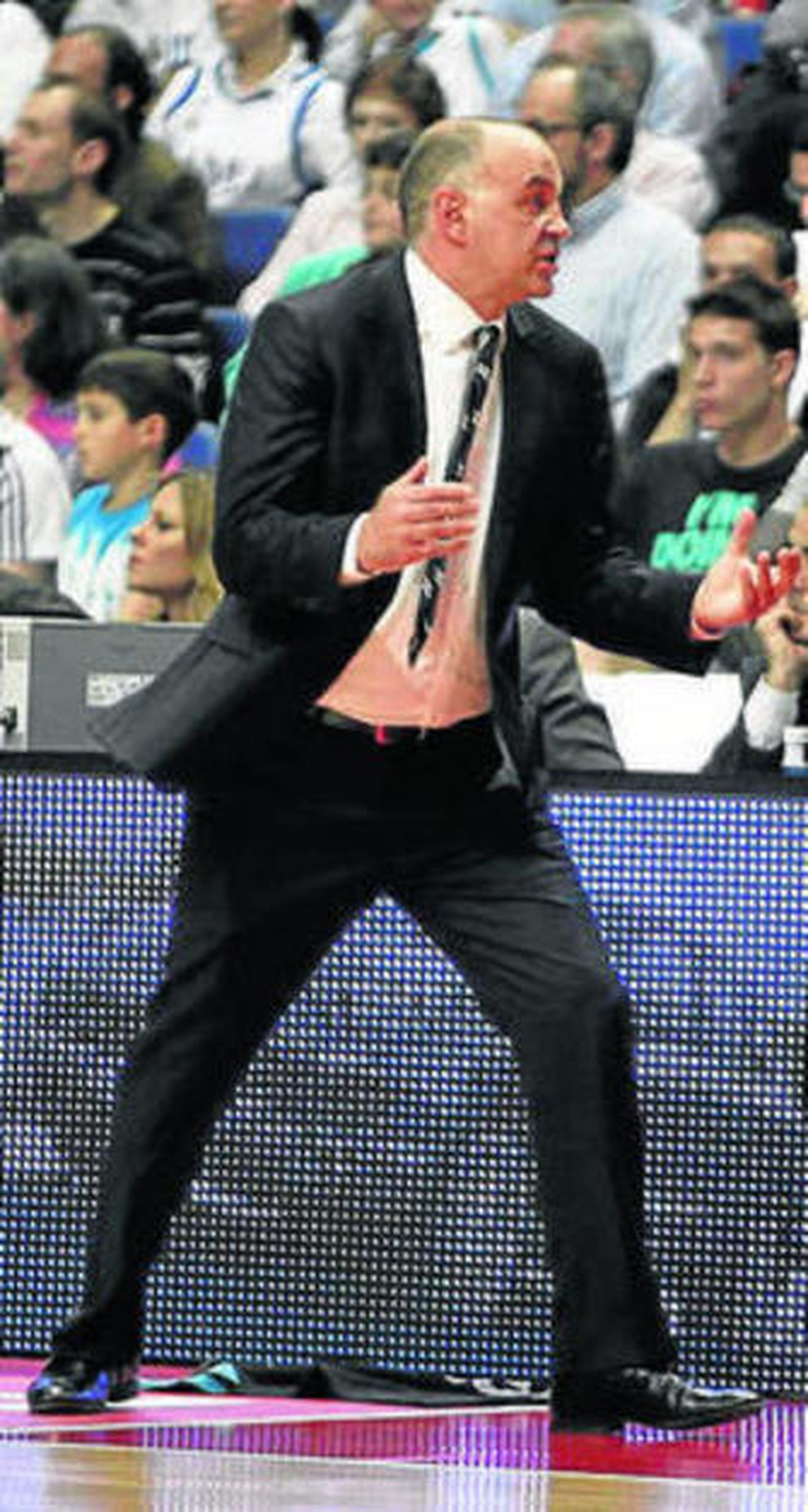 Pablo Laso, técnico del Madrid.