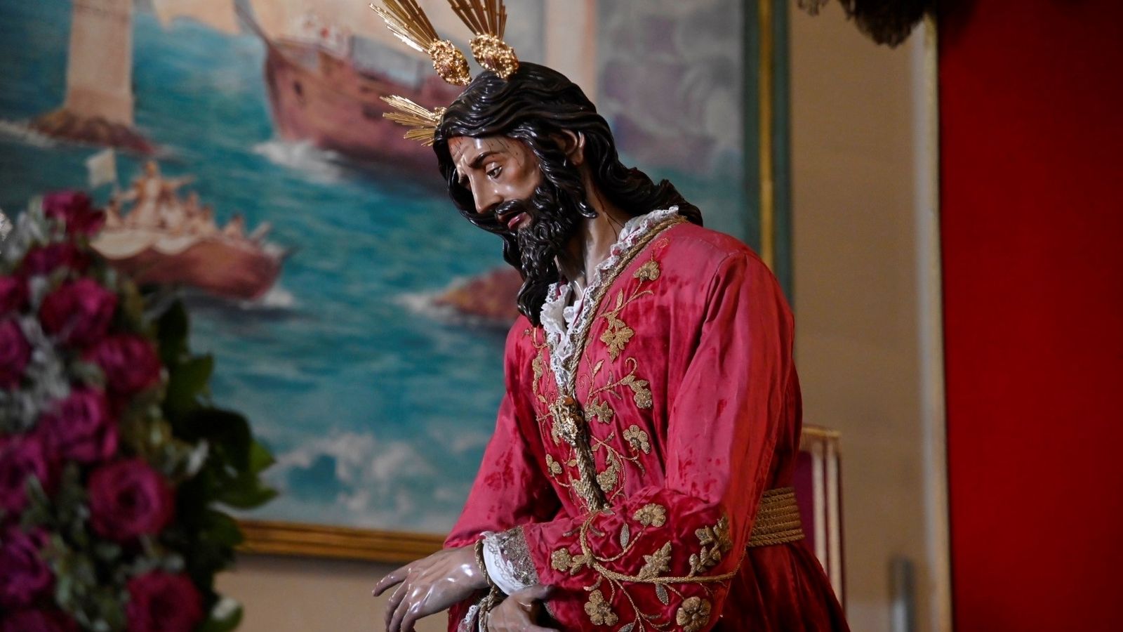 El Señor del Prendimiento, en el besamanos del año pasado.