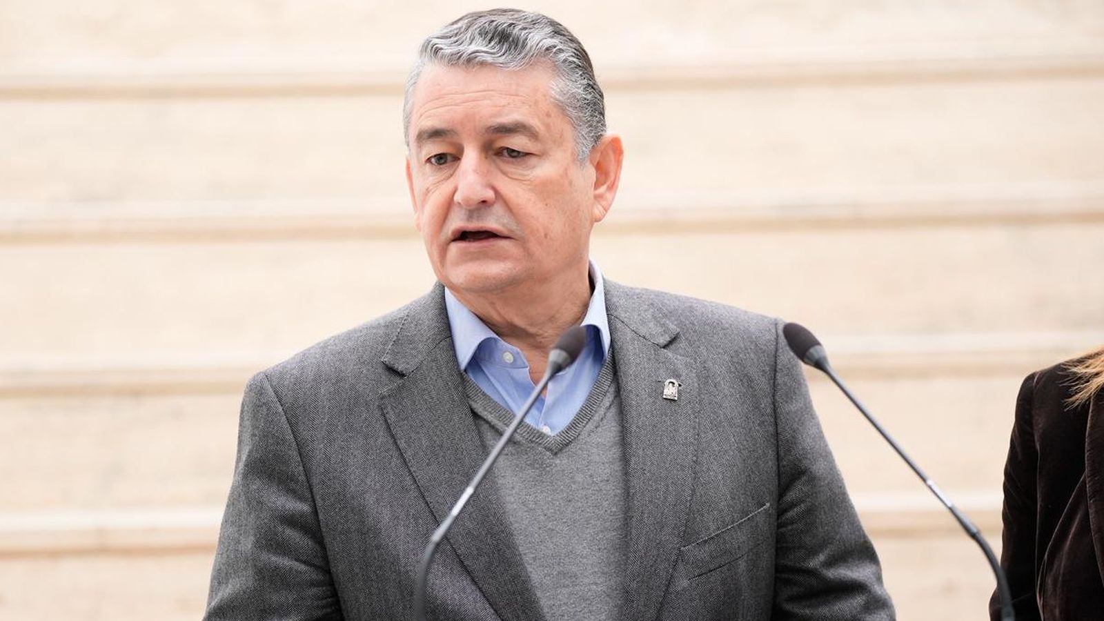 Antonio Sanz, consejero de Sanidad de la Junta de Andalucía que esta mañana ha anunciado las novedades respecto a la vigilancia del Virus del Nilo y otras enfermedades transmitidas por mosquitos