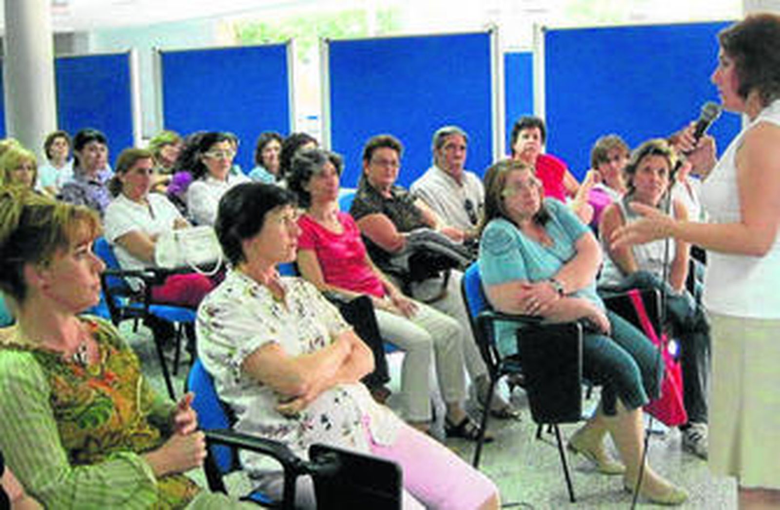 Asistentes a una de las actividades organizadas.