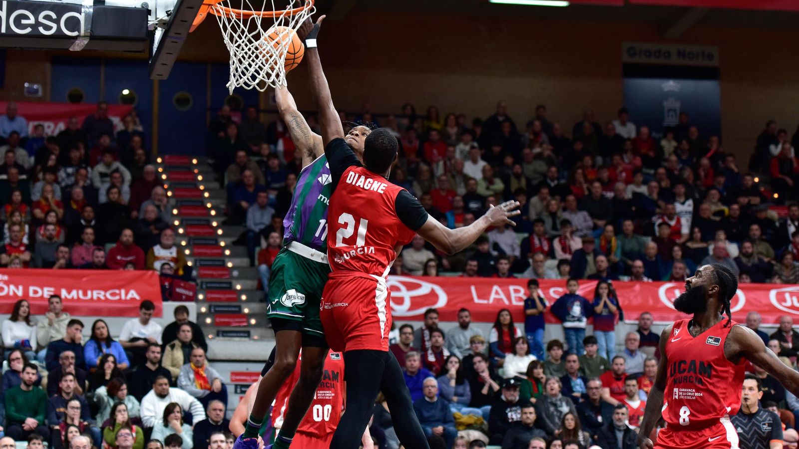 UCAM Murcia-Unicaja, en fotos