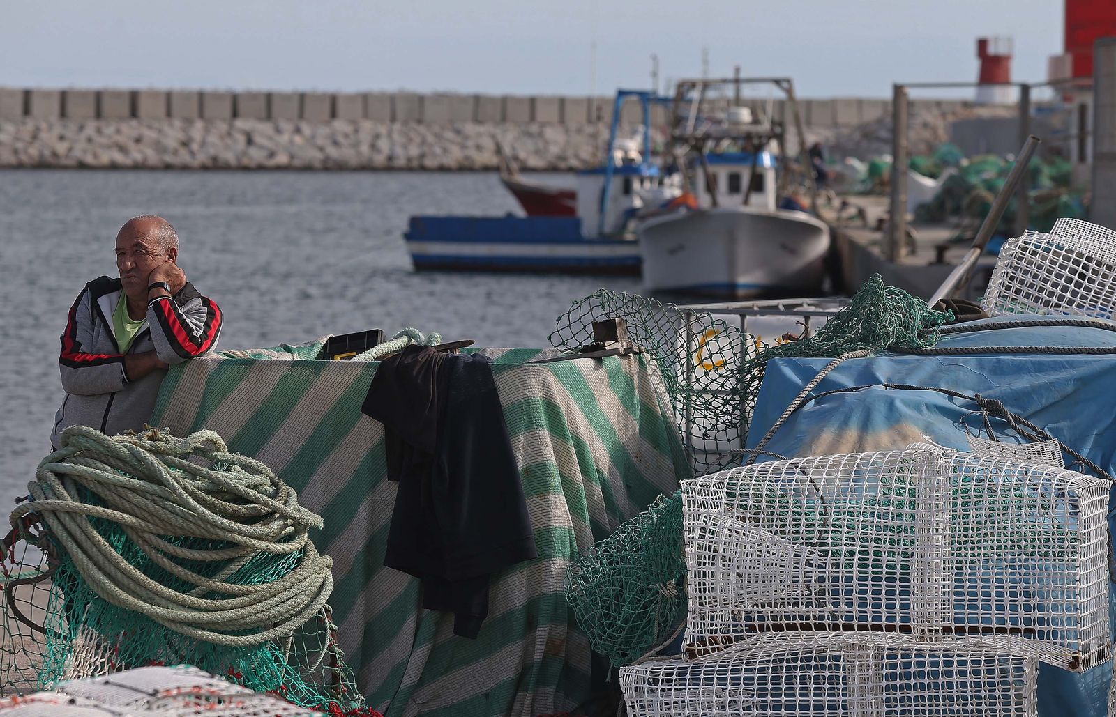 El puerto pesquero de La Línea, en imágenes
