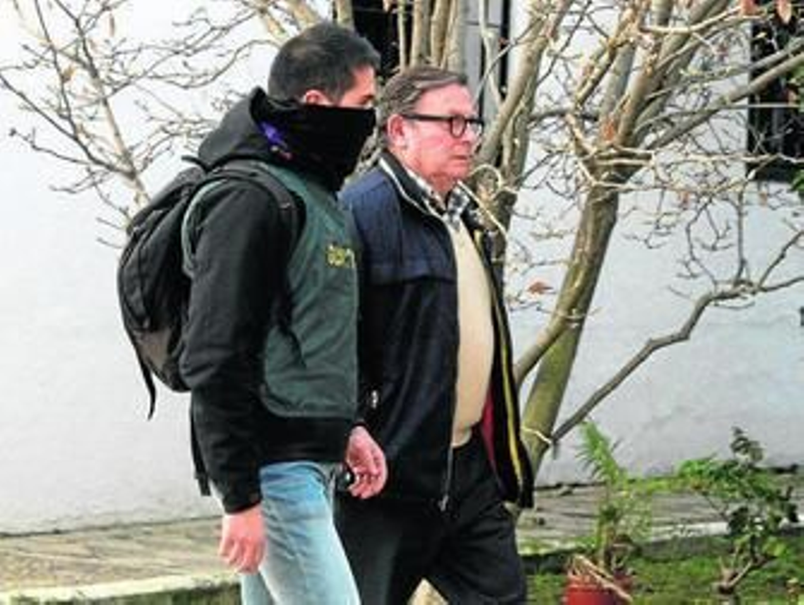 El funcionario municipal Francisco Amores, en diciembre de 2013 cuando fue detenido por la Guardia Civil.