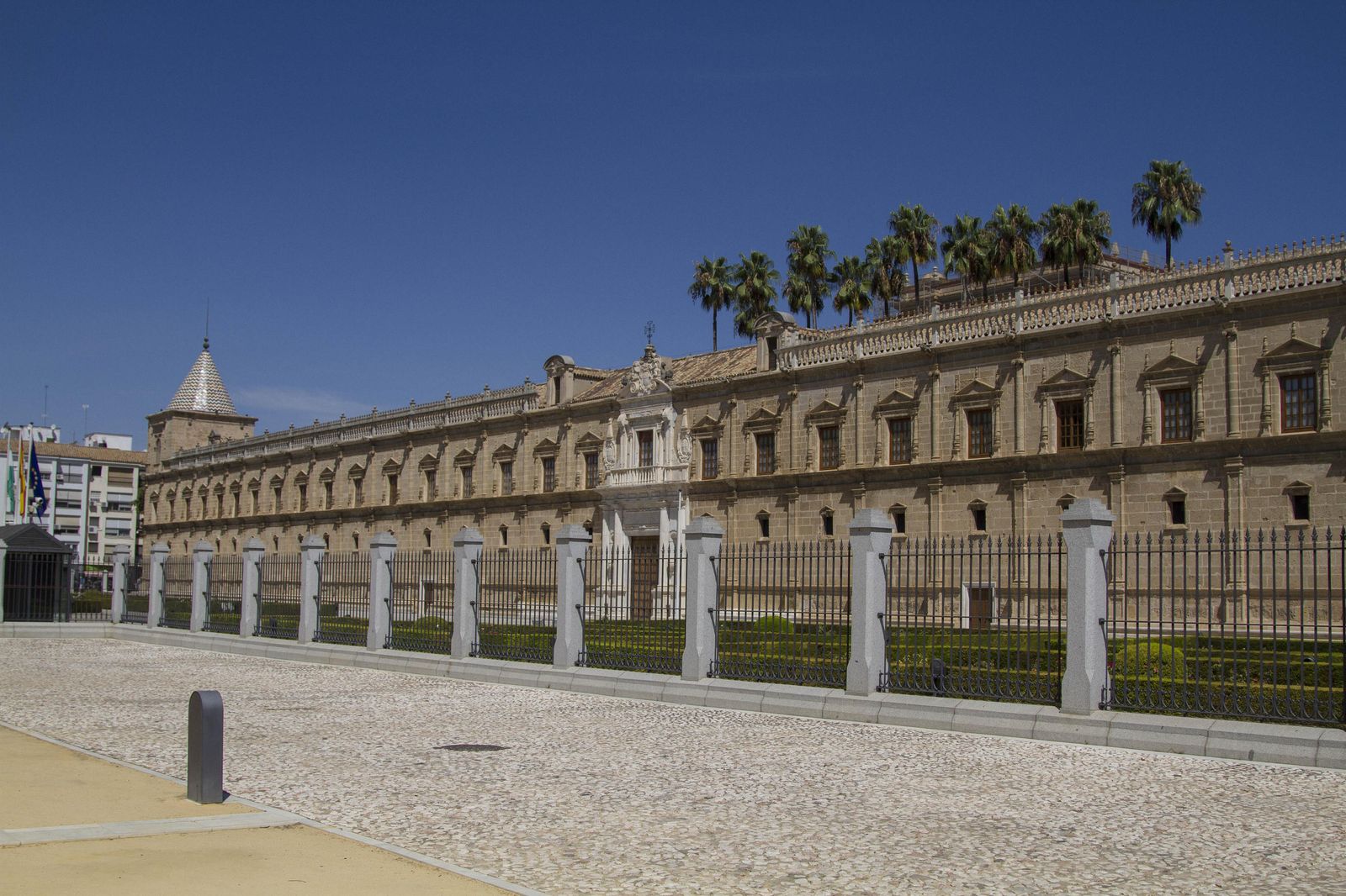 Panorámica del Parlamento de Andalucía.