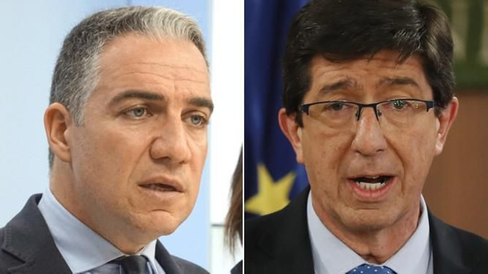 Elías Bendodo y Juan Marín.