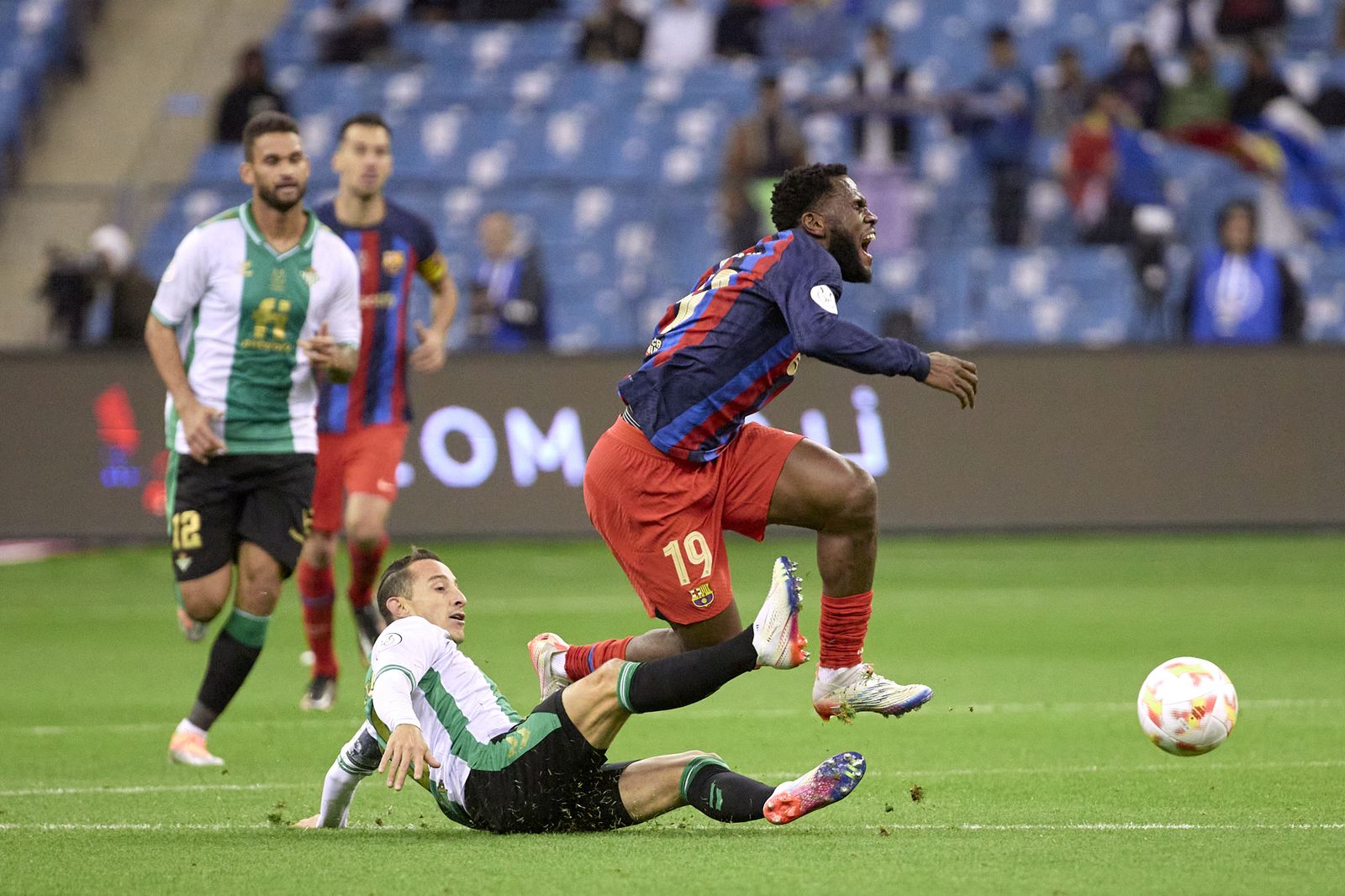 Las fotos de la prórroga y los penaltis del Betis - Barcelona