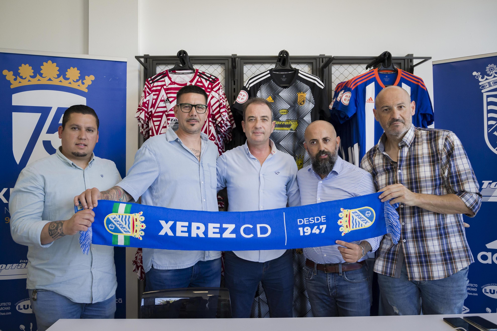 Presentación de Miguel Ángel como nuevo director deportivo del Xerez CD