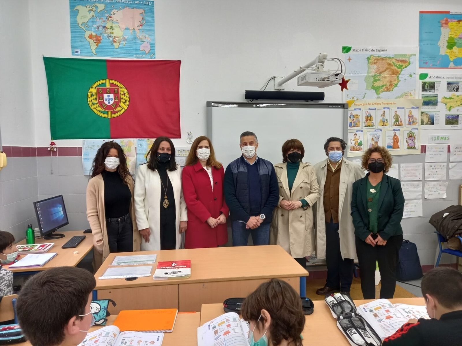 Un momento de la última reunión mantenida en el programa Escuelas Fronterizas.