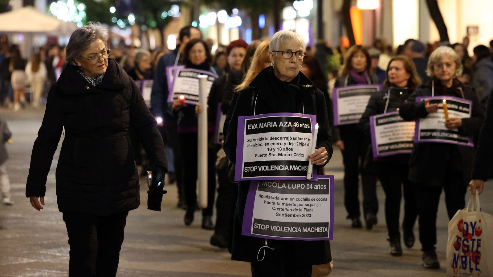 Manifestación en Jerez contra las Violencias Machistas