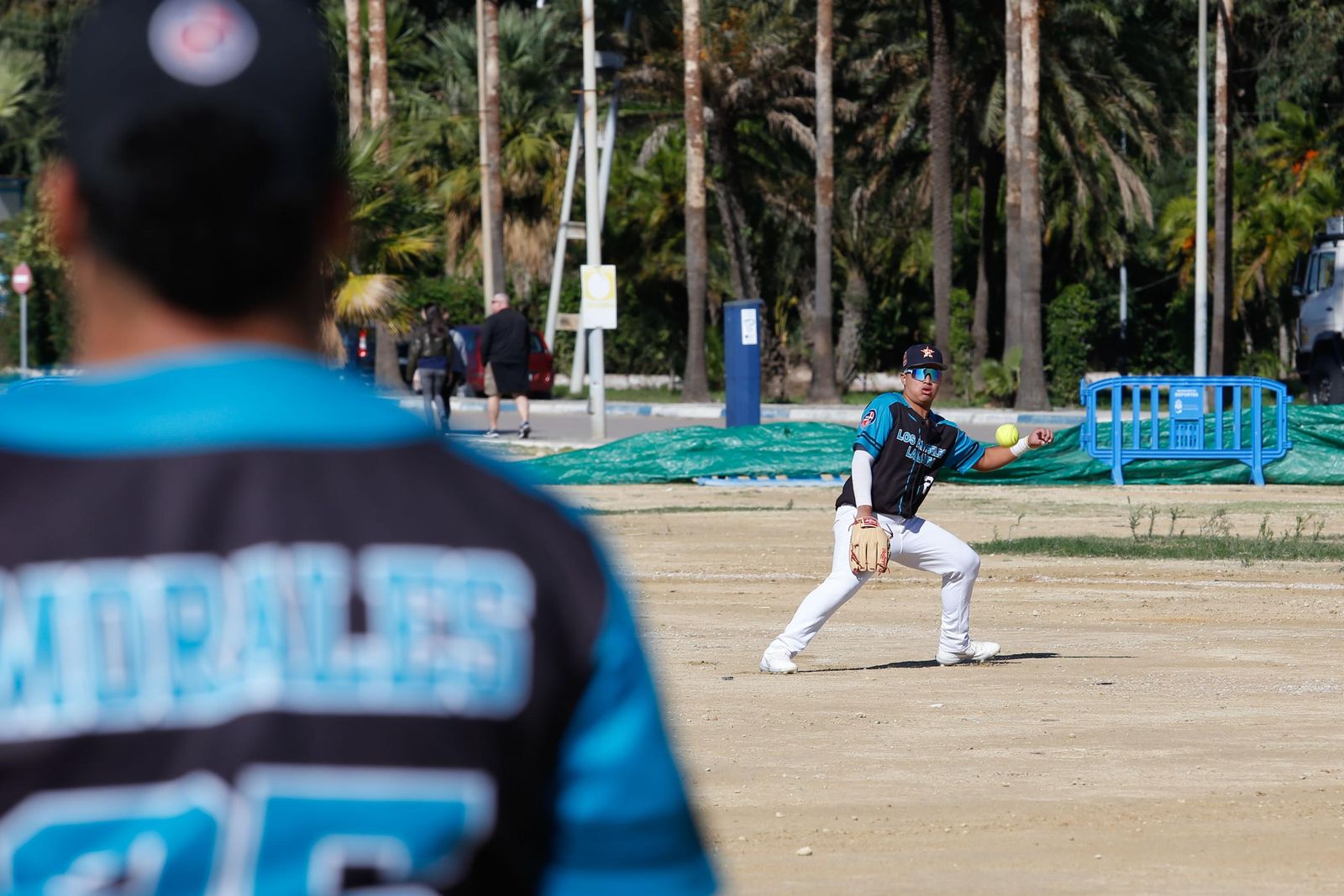 Las fotos del equipo de béisbol Los Ángeles de La Línea
