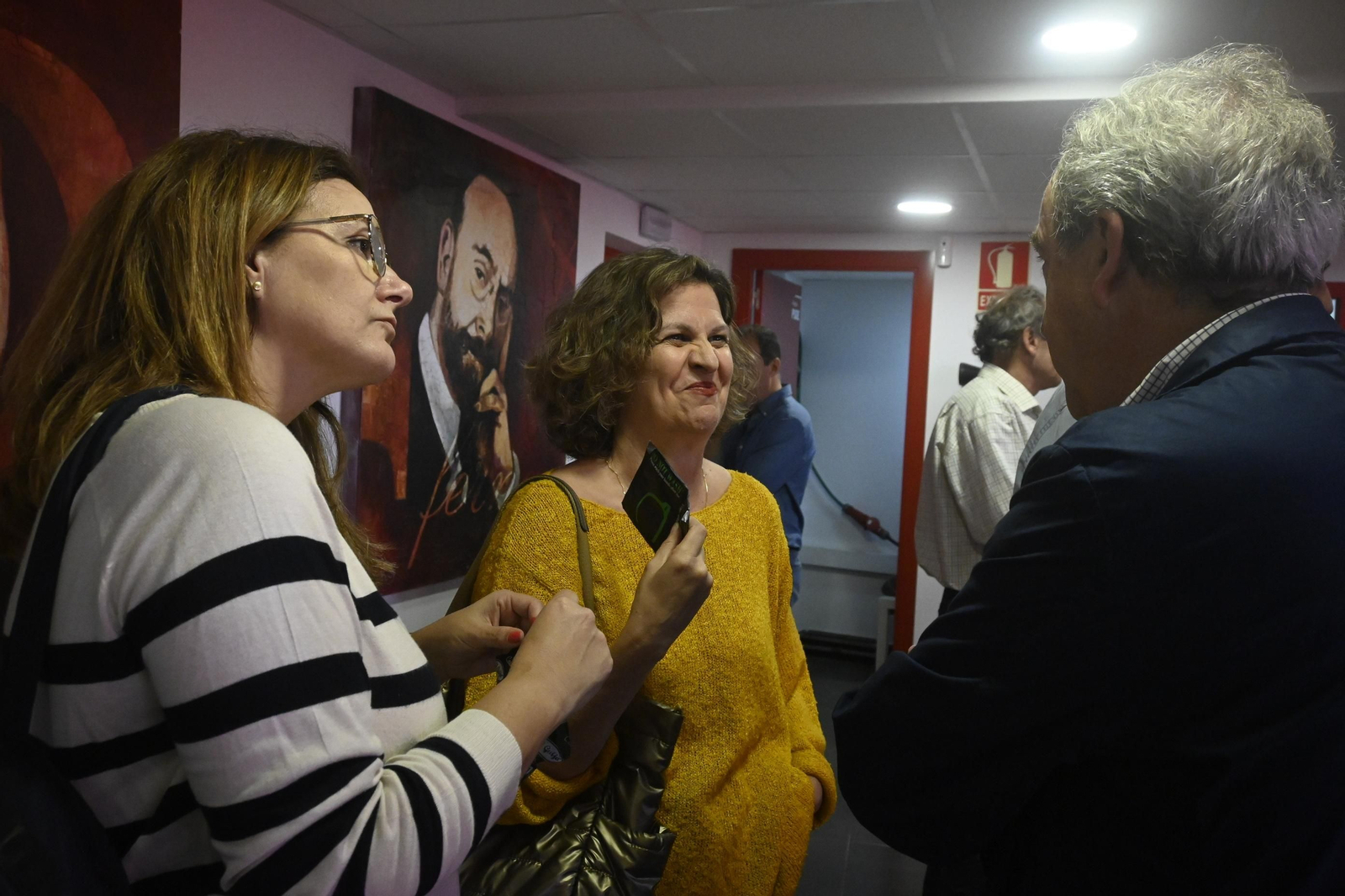 Imágenes del PSOE tras las elecciones municipales en Huelva