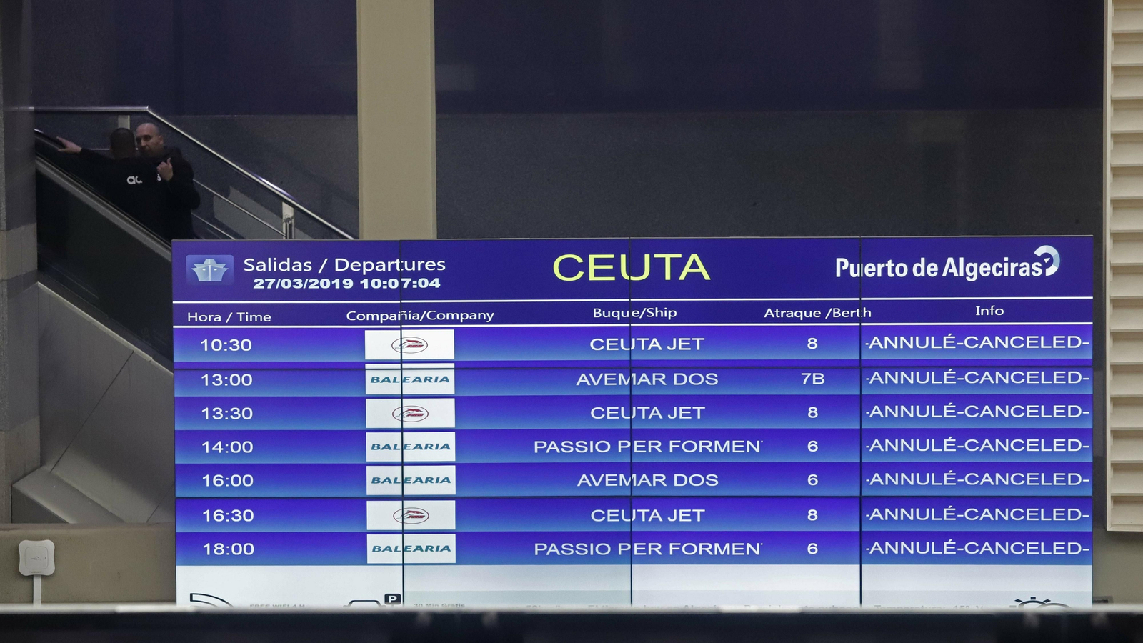 Temporal de levante en Algeciras en imágenes