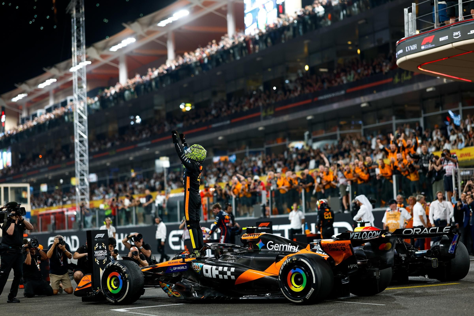 Las fotos del título mundial de Lando Norris en la Fórmula 1