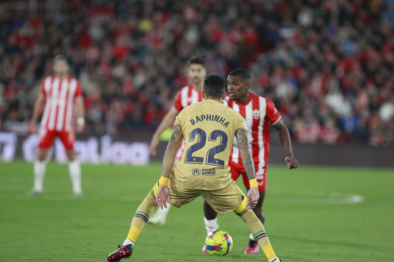 Imágenes de la victoria de la U.D. Almería ante el F.C. Barcelona