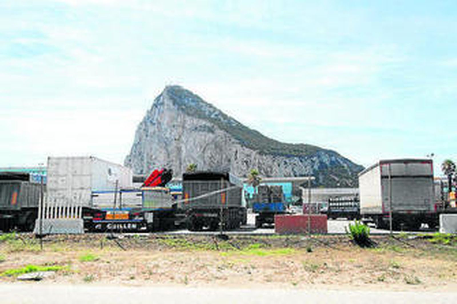 Una panorámica del Peñón de Gibraltar.