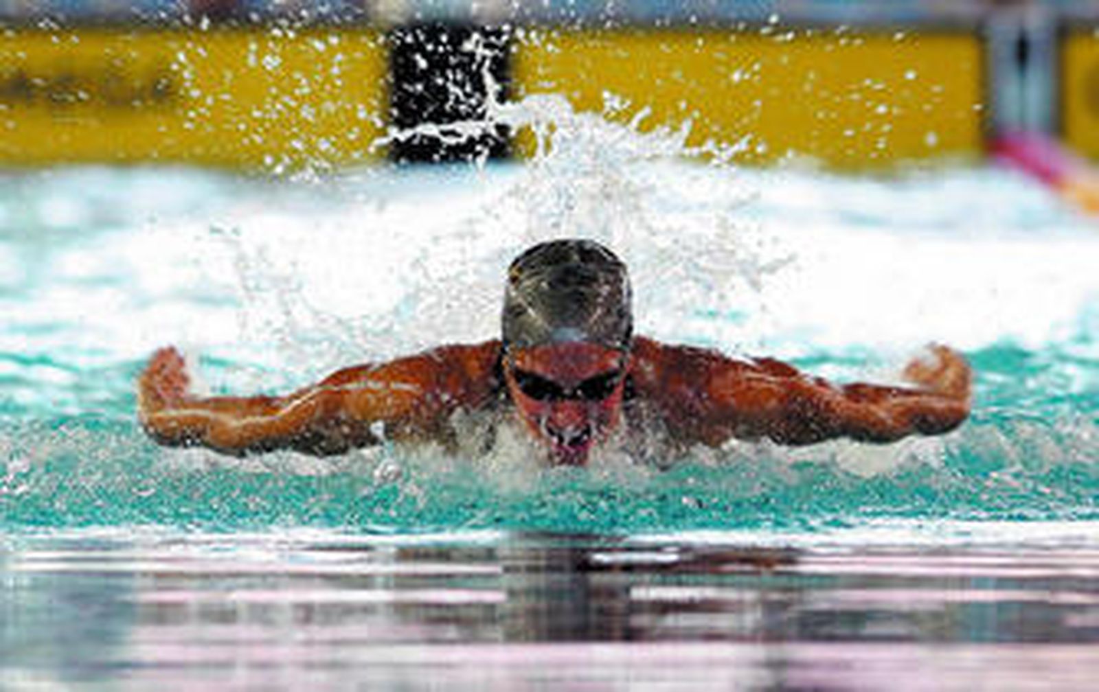 María Peláez, en el Campeonato de Andalucía de natación disputado el pasado verano en Málaga.