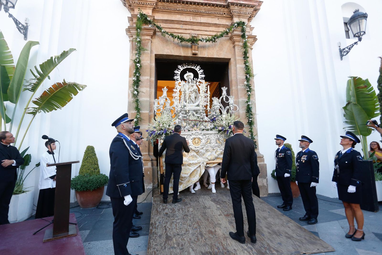 Procesión de la Virgen de la Palma, en imágenes