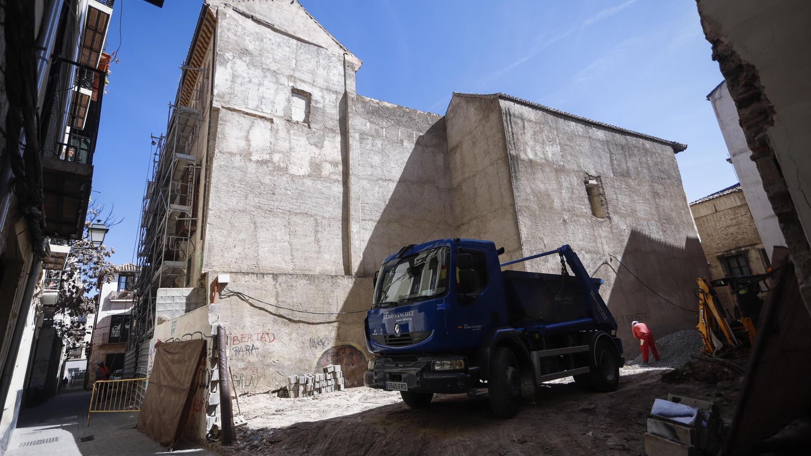 Obras en el Palacio de los Vargas de Granada