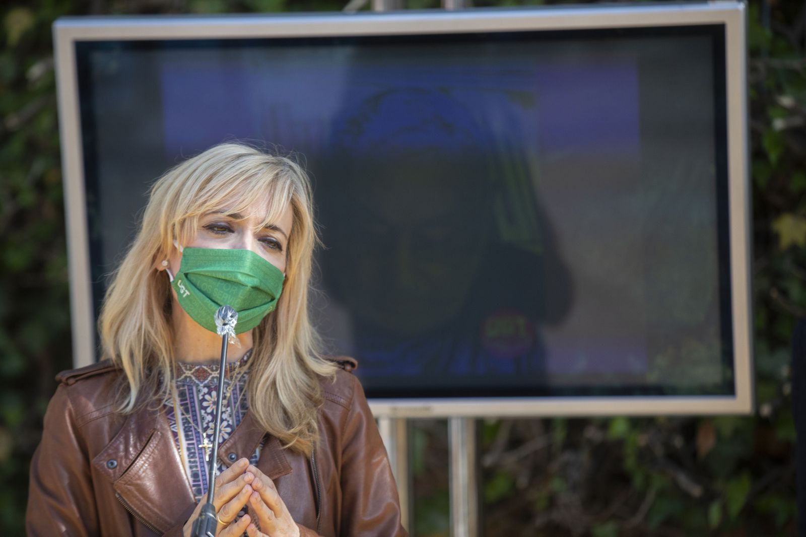 La secretaria de UGT-A, Carmen Castilla.