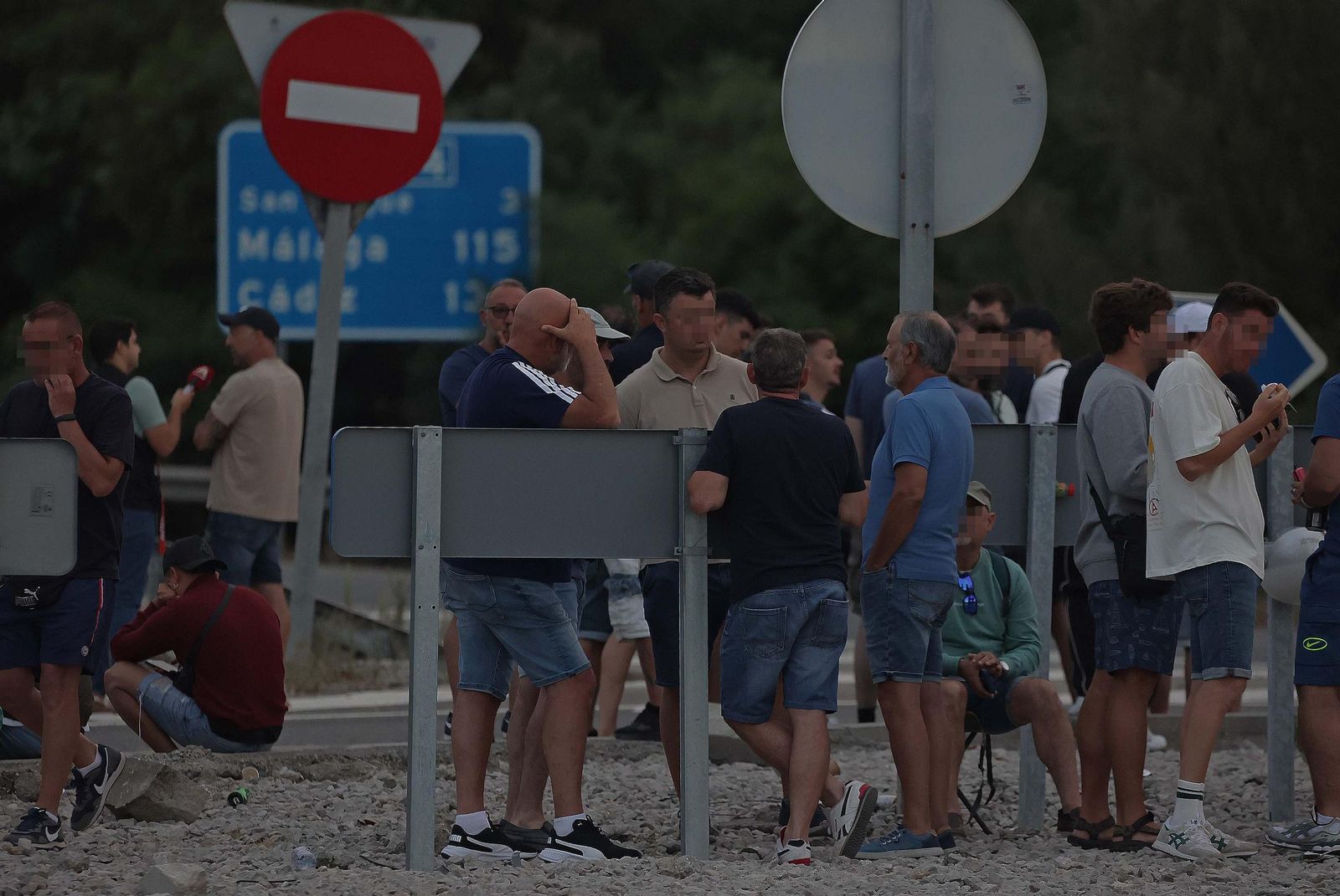 Fotos de la jornada del miércoles de la huelga del metal en el Campo de Gibraltar