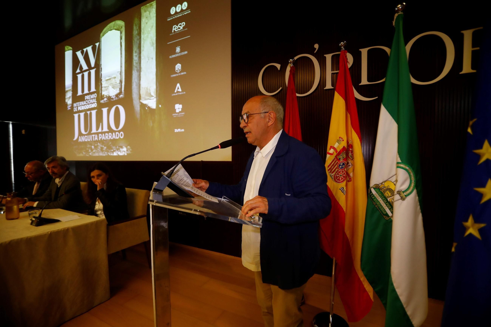 La entrega del XVIII Premio Internacional de Periodismo Julio Anguita Parrado, en imágenes