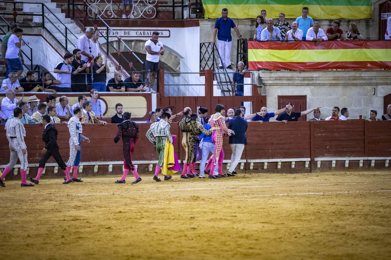 Diego Urdiales, Sebastián Castella y Daniel Luque, en la plaza de toros de El Puerto
