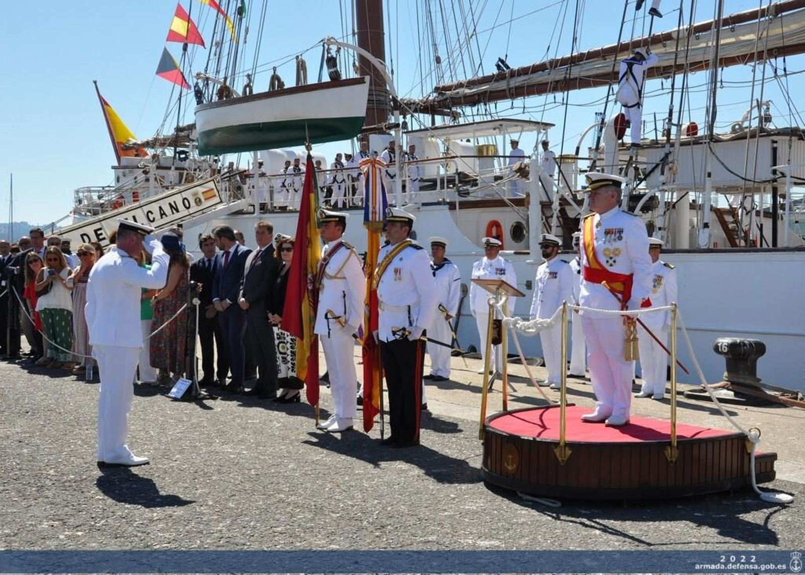 Jura de bandera civil en La Coruña