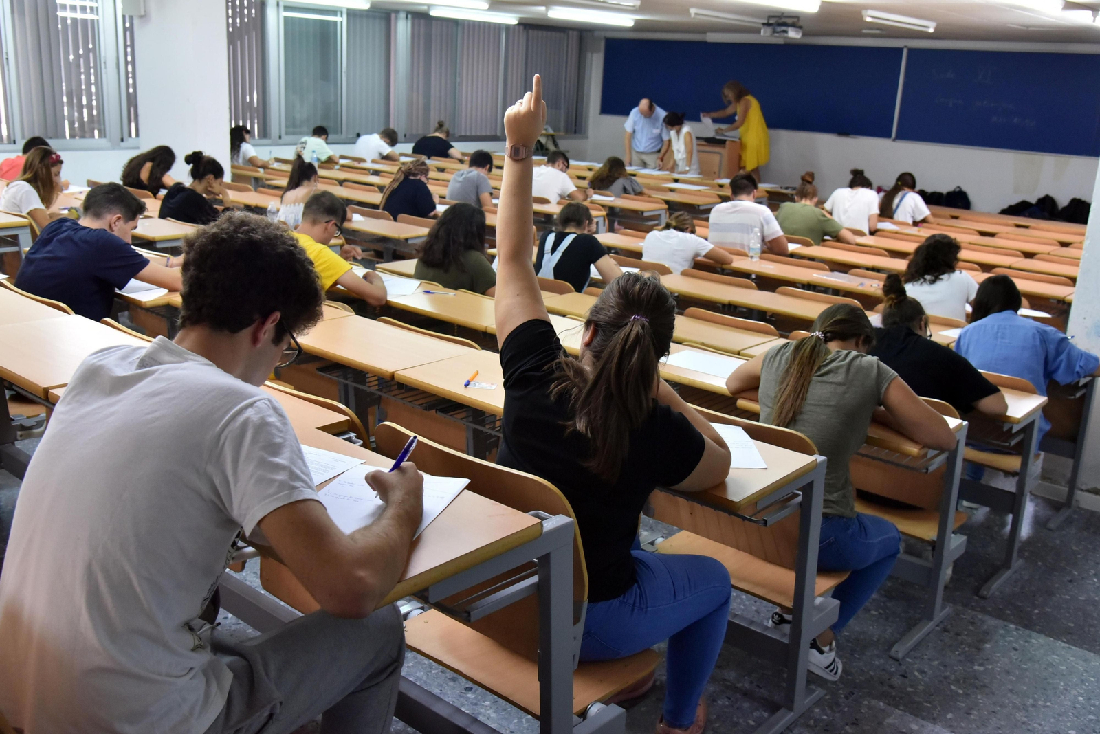 Pruebas de selectividad en la Escuela Politécnica.