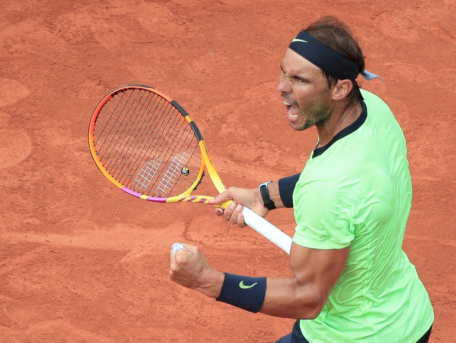 Rafa Nadal en Roland Garros