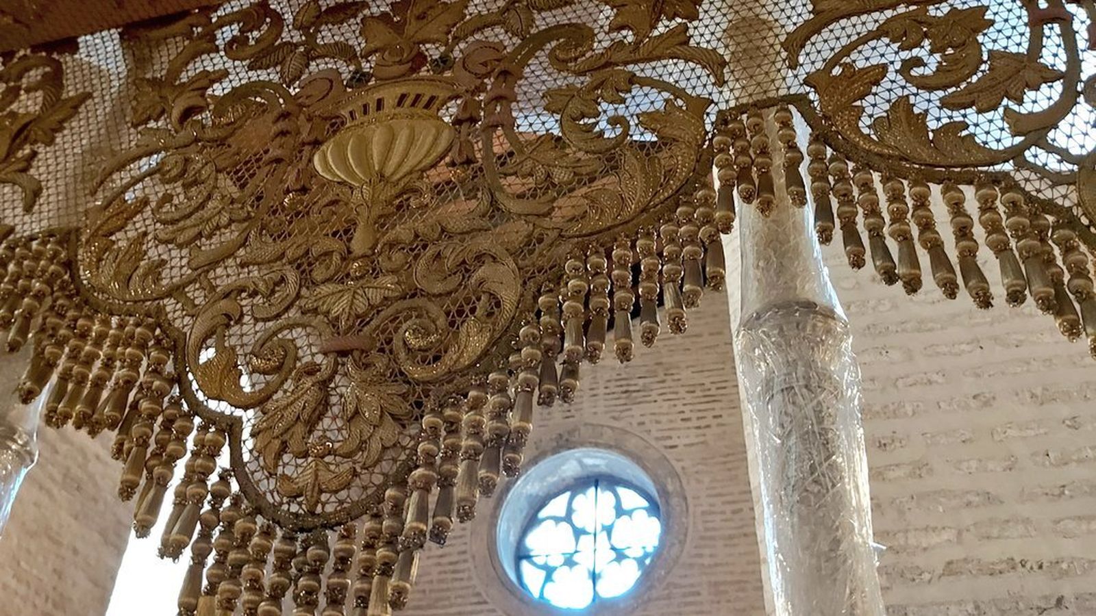 El palio de la Aurora en Santa Marina