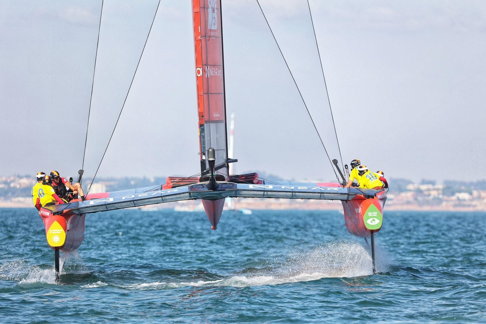 Sail GP Cádiz: El primer entrenamiento ya deja imágenes espectaculares