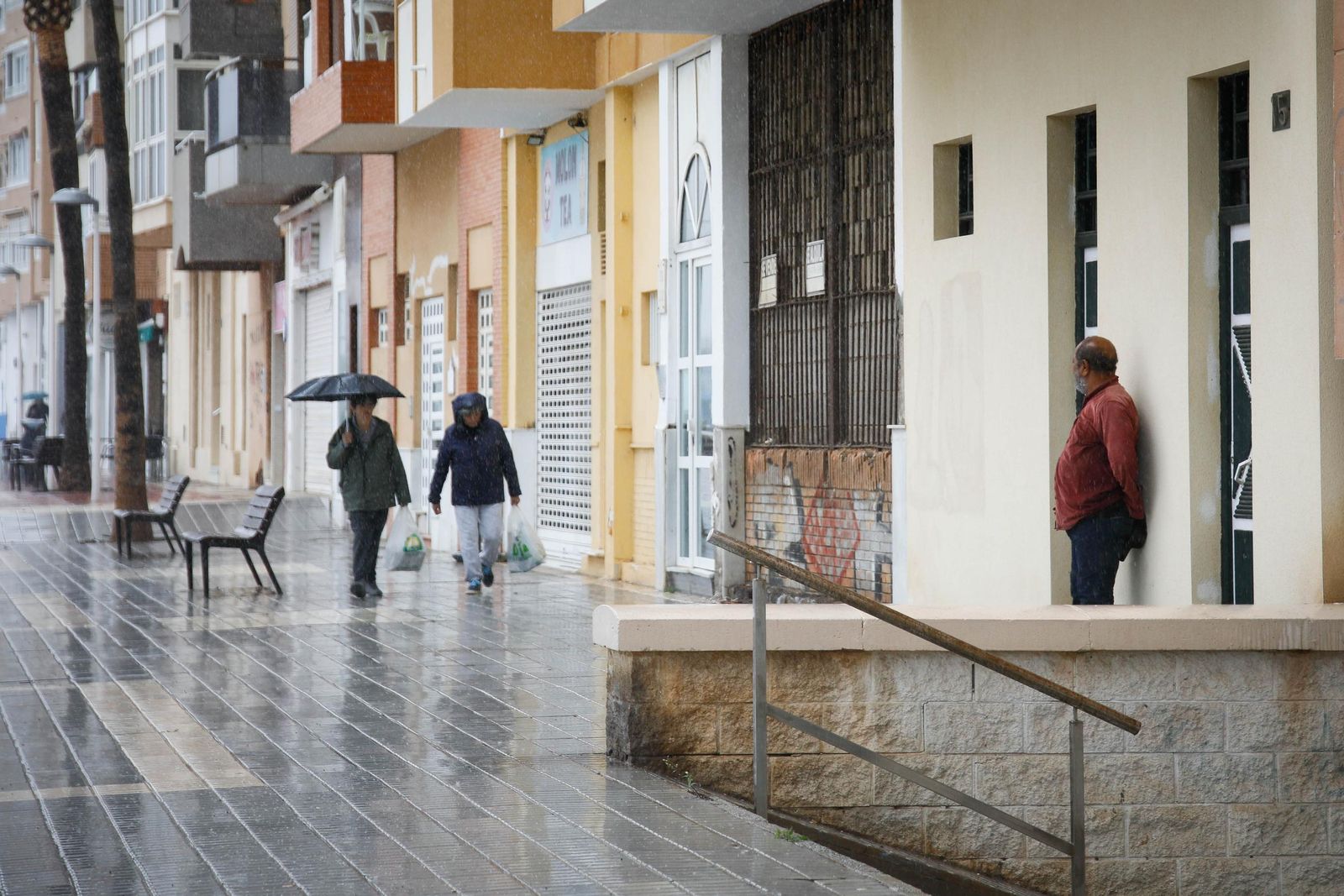 Las mejores imágenes de la lluvia en Almería