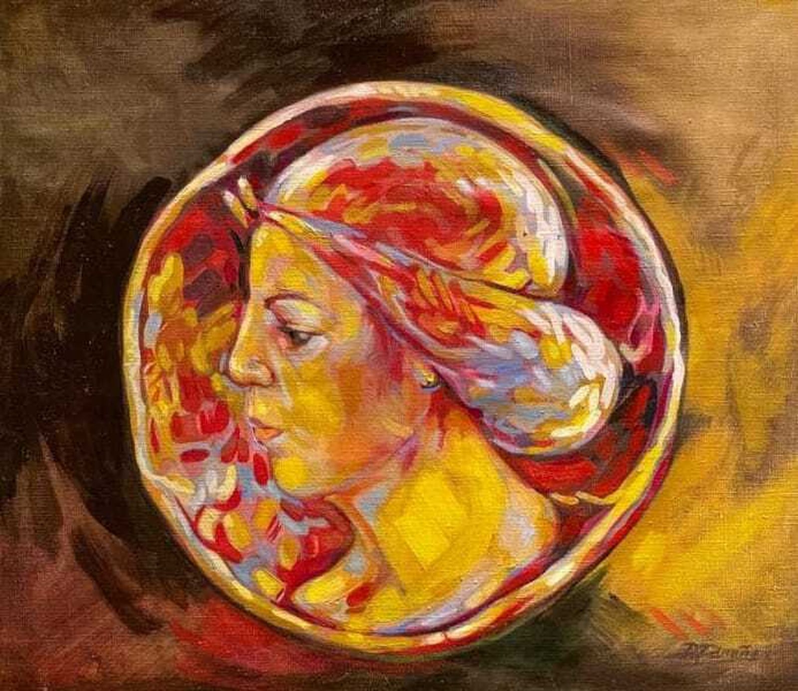 Una de las obras de María José Domínguez.